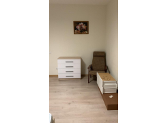 Шкаф четырехдверный Амальтея дуб сонома / белый глянец фото покупателя 1