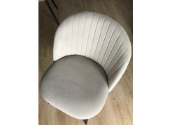 Стул на металлокаркасе Gabi 1 gray / black фото покупателя 667