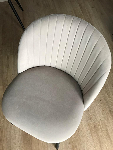 Стул на металлокаркасе Gabi 1 light purple / black фото покупателя 667