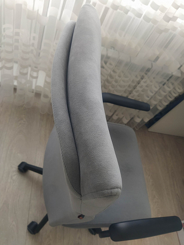 Компьютерное кресло Benefit флок серый 29 фото покупателя 66