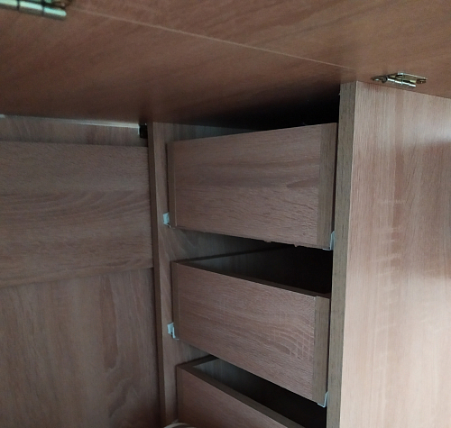 Стол-книжка Глория 606 М с ящиками дуб сонома фото покупателя 70