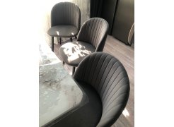 Стул на металлокаркасе Gabi blue / black фото покупателя 621