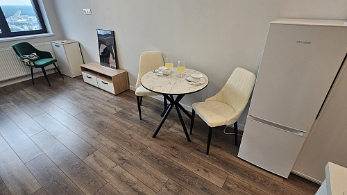 Стул на металлокаркасе Kora light purple / black фото покупателя 349