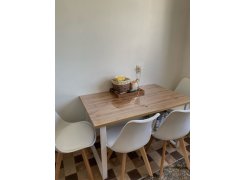 Стол Лота Лофт 140 25 мм черный матовый / бетон фото покупателя 128