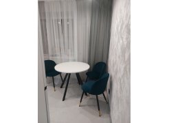 Стул на металлокаркасе Gabi 1 gray / black фото покупателя 406