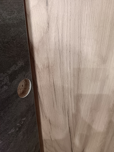 Шкаф Эго Шк-1 на подиуме бетон светлый / камень темный фото покупателя 4