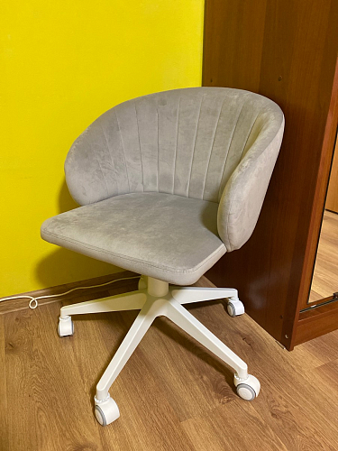 Компьютерное кресло Пард confetti silver серый / черный фото покупателя 79