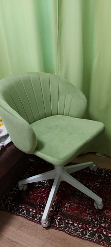 Компьютерное кресло Пард confetti silver серый / черный фото покупателя 148