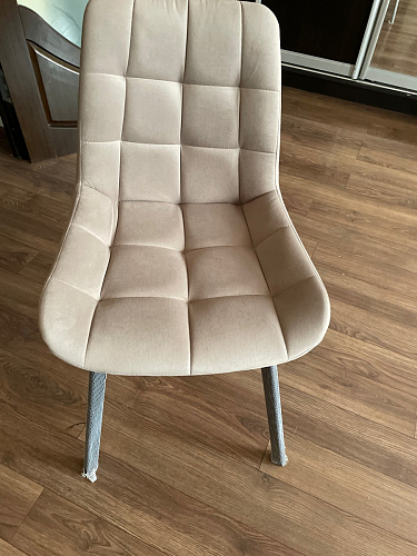 Стул на металлокаркасе Челси бирюзовый / черный фото покупателя 71