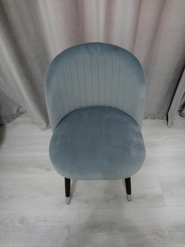 Стул на металлокаркасе Gabi gray / black фото покупателя 148