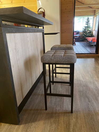 Полубарный стул Лофт мадера 20 / белый матовый фото покупателя 213