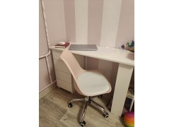 Компьютерное кресло Kolin с подушкой clear / white фото покупателя 360