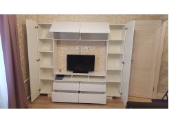 Готовая гостиная Румба белый / белый глянец  - Уцененный экземпляр фото покупателя 35