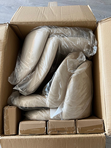 Стул на металлокаркасе Gabi gray / black фото покупателя 340