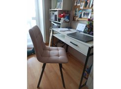 Стул на металлокаркасе Чилли розовый / черный каркас фото покупателя 220