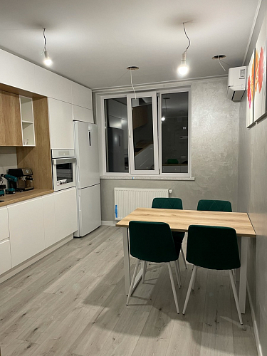 Деревянный стол Барон О 200 х 90 белая пленка шагрень / белый фото покупателя 10