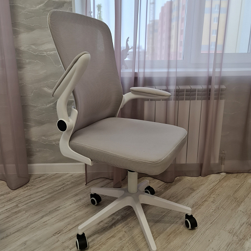 Компьютерное кресло Konfi light gray / blue / white фото покупателя 113