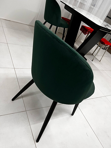 Стул на металлокаркасе Gabi gray / black фото покупателя 229