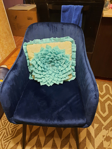 Стул на металлокаркасе Slam синий фото покупателя 87