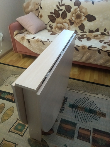 Стол обеденный раздвижной СтК12 дуб молочный фото покупателя 25