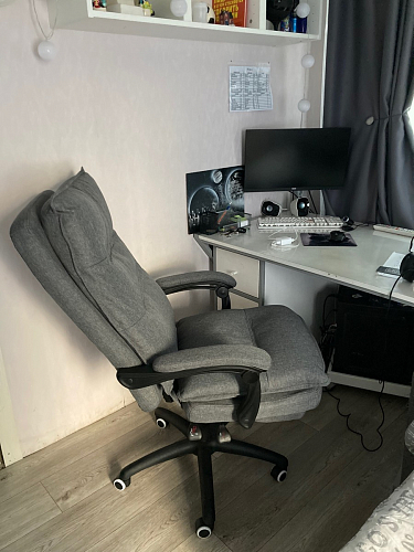 Компьютерное кресло Rapid голубое фото покупателя 114