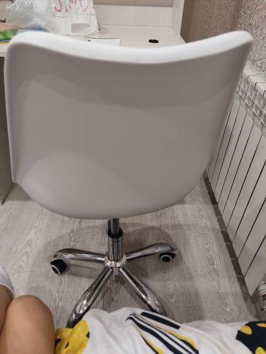 Компьютерное кресло Kolin с подушкой clear / white фото покупателя 99