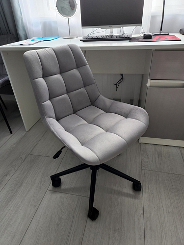 Компьютерное кресло Честер голубой (velutto 47 ) / черный фото покупателя 32