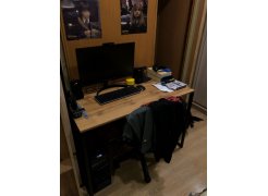 Письменный стол Леон Лофт дуб делано светлый / белый матовый фото покупателя 45