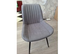 Стул на металлокаркасе Вейв светло-серый (hl 63) / 10К черный каркас фото покупателя 134