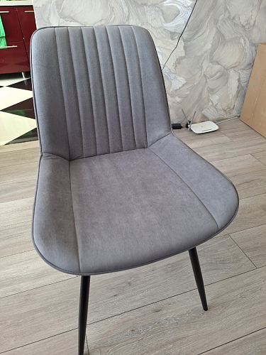 Стул на металлокаркасе Седа К латте / черный фото покупателя 134