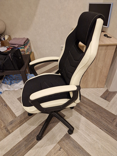 Компьютерное кресло Gamer черное / бежевое фото покупателя 58