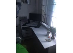 Письменный стол СПм-25 левый белый  - Уцененный экземпляр фото покупателя 47