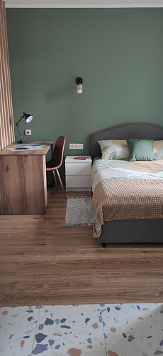 Письменный стол Битти Лофт 116х60х75 креатель / черный матовый фото покупателя 2