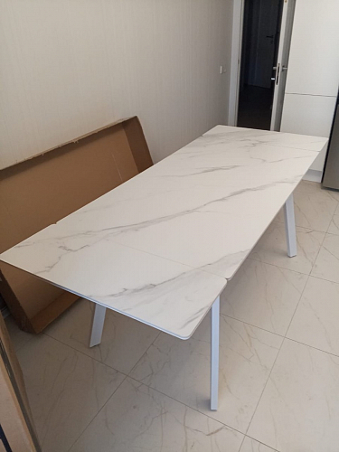 Керамический стол Норман 120(180)х80 shakespeare black / черный фото покупателя 45