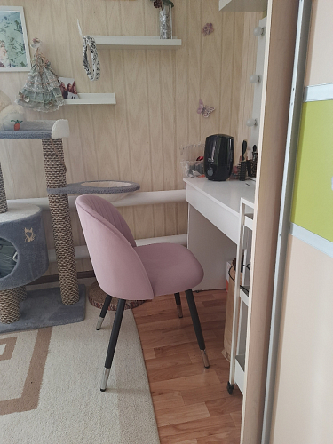 Стул на металлокаркасе Gabi latte / gold / black фото покупателя 491