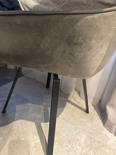 Стул на металлокаркасе Twin серый / черный фото покупателя 21