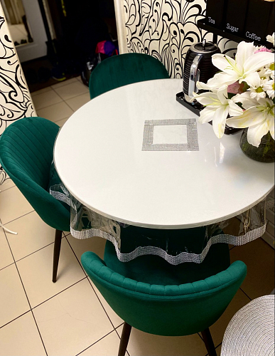 Стул на металлокаркасе Gabi latte / gold / black фото покупателя 656