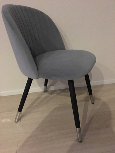 Стул на металлокаркасе Gabi 1 light purple / black фото покупателя 991