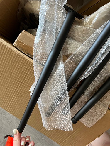 Стул на металлокаркасе Gabi wine red / black фото покупателя 343