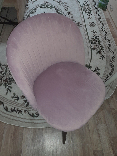 Стул на металлокаркасе Gabi latte / gold / black фото покупателя 71