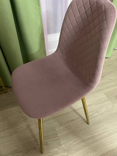 Стул на металлокаркасе Dabl 01 champagne / gold фото покупателя 65