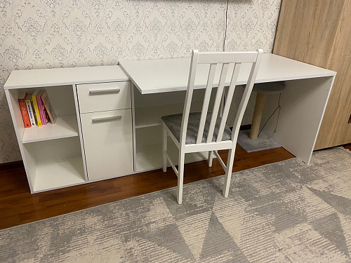 Письменный стол Лайт 03.245F белый гладкий 101 фото покупателя 103