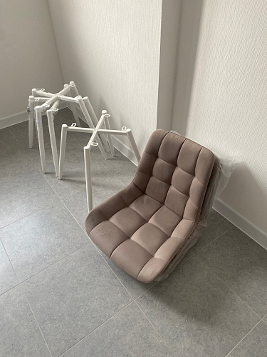 Стул на металлокаркасе Челси бирюзовый / черный фото покупателя 32