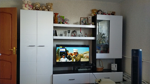 Готовая гостиная Jimenez дуб венге / белый глянец фото покупателя 69