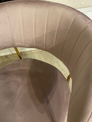 Стул на металлокаркасе Kamelia темно-серый / золотой фото покупателя 23