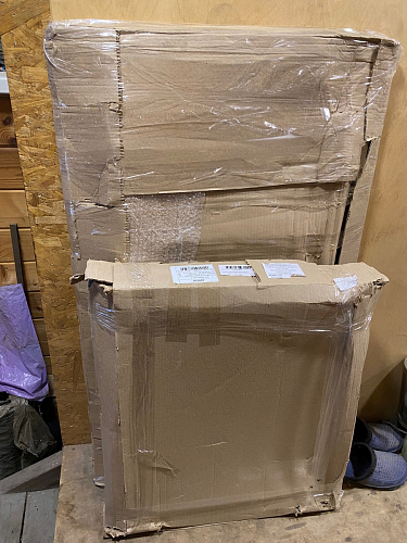 Стол Лота Лофт 140 25 мм черный матовый / дуб вотан фото покупателя 770