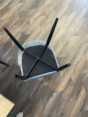 Стул на металлокаркасе Kora beige / black фото покупателя 323