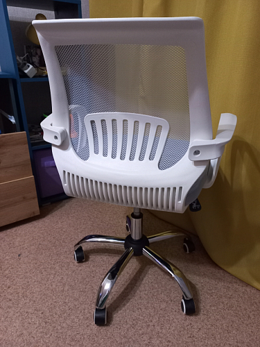 Компьютерное кресло Ergoplus light gray / white фото покупателя 13