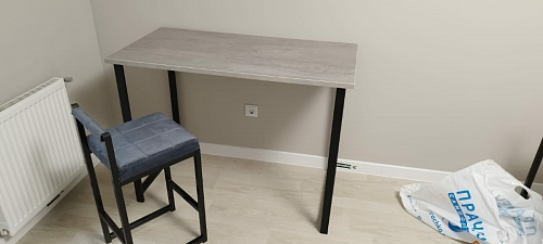 Барная стойка Дилан Лофт 120х50х90 бетон фото покупателя 126