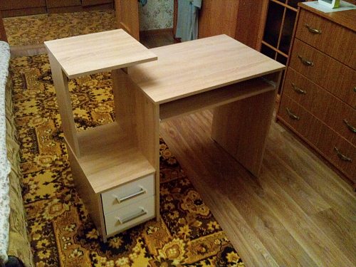 Компьютерный стол Джаз-24 левый дуб сонома фото покупателя 155